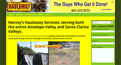 Desktop Screenshot of harveyshaulaway.com