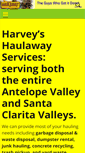 Mobile Screenshot of harveyshaulaway.com